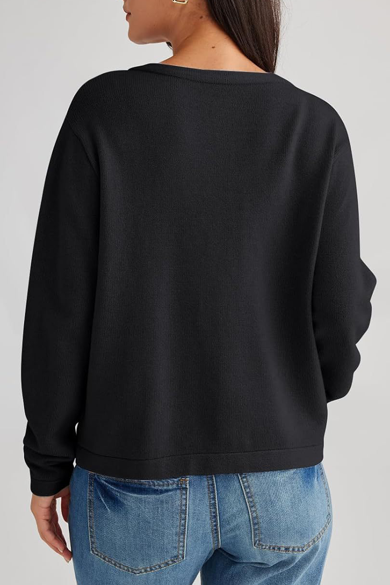 Casual Daily Solid Color Pocket Buttons O Neck Outerwear (3 Colors)